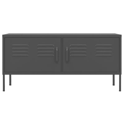TV-taso antrasiitti 105x35x50 cm teräs