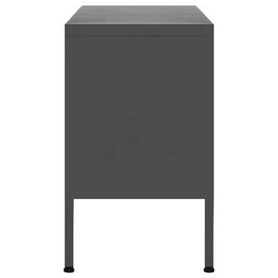 TV-taso antrasiitti 105x35x50 cm teräs