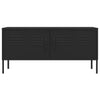 TV-taso musta 105x35x50 cm teräs