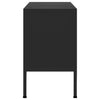 TV-taso musta 105x35x50 cm teräs