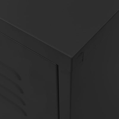 TV-taso musta 105x35x50 cm teräs