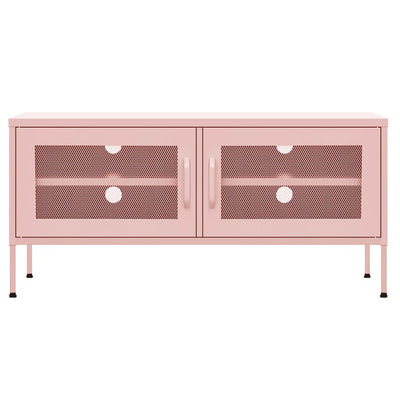 TV-taso pinkki 105x35x50 cm teräs