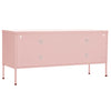 TV-taso pinkki 105x35x50 cm teräs