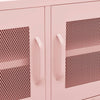 TV-taso pinkki 105x35x50 cm teräs