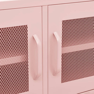 TV-taso pinkki 105x35x50 cm teräs