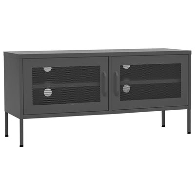 TV-taso antrasiitti 105x35x50 cm teräs