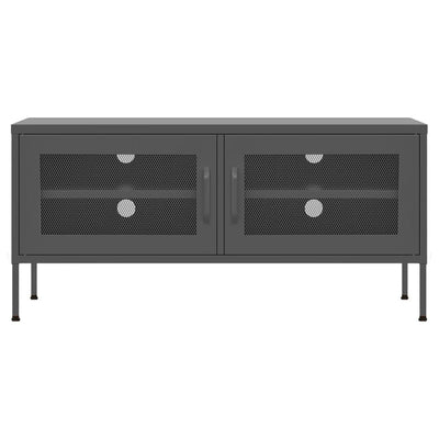 TV-taso antrasiitti 105x35x50 cm teräs