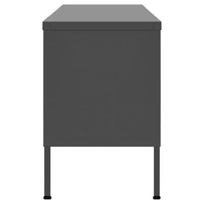 TV-taso antrasiitti 105x35x50 cm teräs