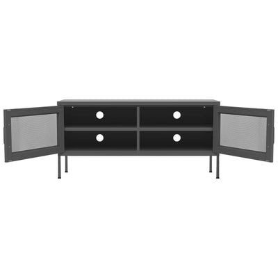 TV-taso antrasiitti 105x35x50 cm teräs