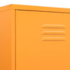 Sinapinkeltainen vaatekaappi Hubbard 90x50x180cm (teräs)