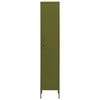 Oliivinvihreä pukukaappi Zoa 35x46x180cm (teräs)