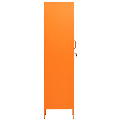Pukukaappi oranssi 35x46x180 cm teräs