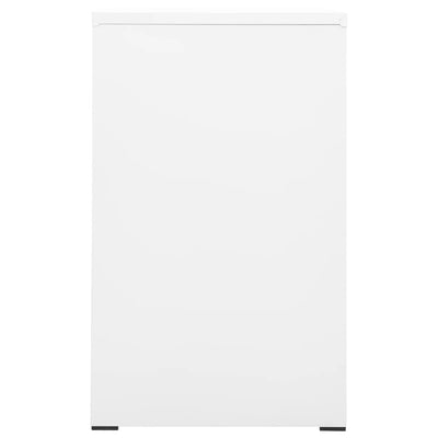 Arkistokaappi valkoinen 46x62x102,5 cm teräs