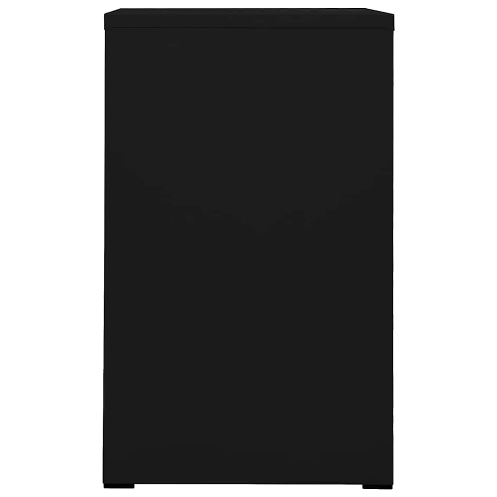 Arkistokaappi musta 46x62x102,5 cm teräs