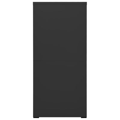 Arkistokaappi antrasiitti 46x62x133 cm teräs