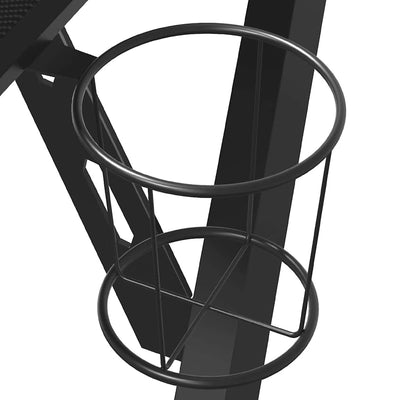 Musta pelipöytä Florean 110x60x75cm (y-muotoisilla jaloilla)