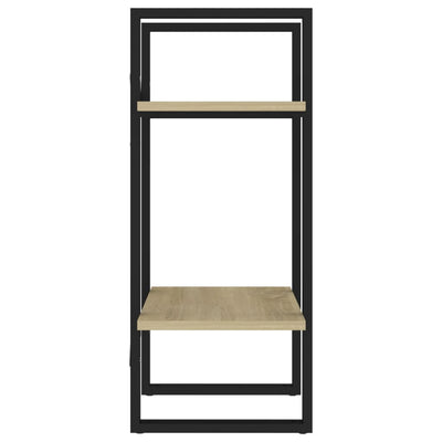 Sonoma-tammi kirjahylly Hosseini 40x30x70cm (2-tasoinen, puinen)