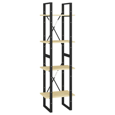 4-tasoinen kirjahylly Hosseini 40x30x140cm (mänty)