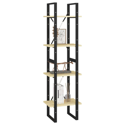 4-tasoinen kirjahylly Hosseini 40x30x140cm (mänty)