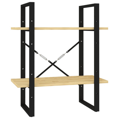 2-tasoinen kirjahylly Airelian 60x30x70cm (mänty)