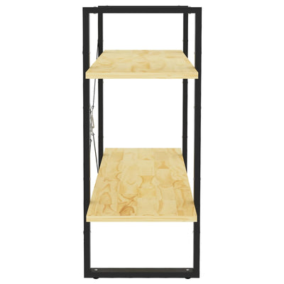 2-tasoinen kirjahylly Borzos 80x30x70cm (mänty)