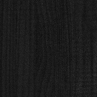 2-tasoinen kirjahylly musta 80x30x70 cm täysi mänty