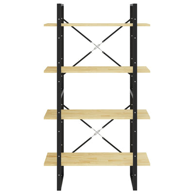4-tasoinen kirjahylly Borzos 80x30x140cm (mänty)
