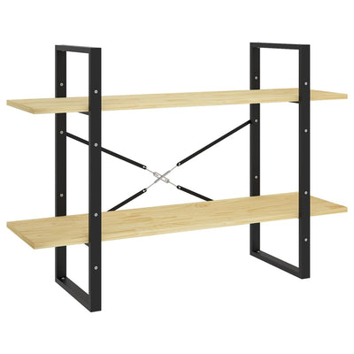 2-tasoinen kirjahylly Virica 100x30x70cm (mänty)