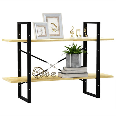 2-tasoinen kirjahylly Virica 100x30x70cm (mänty)