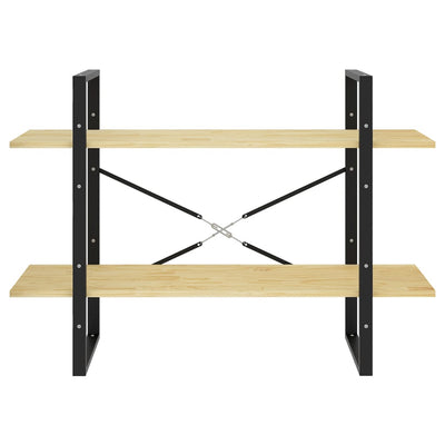 2-tasoinen kirjahylly Virica 100x30x70cm (mänty)