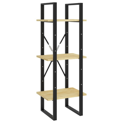 3-tasoinen kirjahylly Hali 40x30x105cm (mänty)