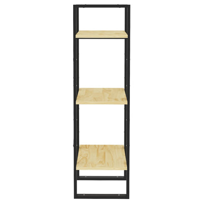 3-tasoinen kirjahylly Hali 40x30x105cm (mänty)