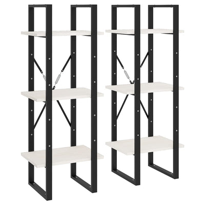 Valkoinen korkea kaappi Hali 40x30x210cm (mänty)