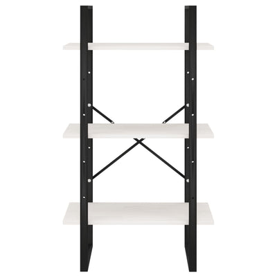 Valkoinen varastohylly Pepino 60x30x105cm (mänty)