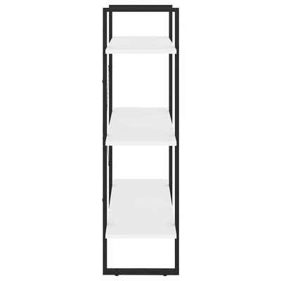 Valkoinen kirjahylly Rindunica 80x30x105cm (puinen)