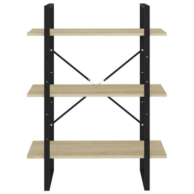 Kirjahylly Sonoma-tammi 80x30x105 cm lastulevy