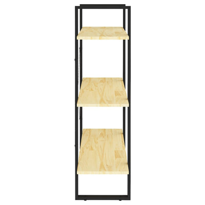 3-tasoinen kirjahylly Rindunica 80x30x105cm (mänty)