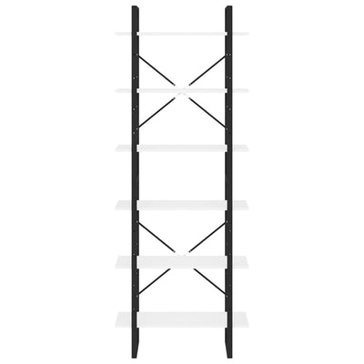 Korkea kaappi valkoinen 80x30x210 cm tekninen puu