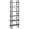 Korkea kaappi harmaa 80x30x210 cm lastulevy