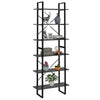 Korkea kaappi harmaa 80x30x210 cm lastulevy