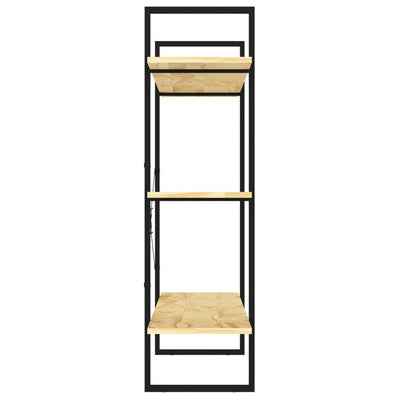 3-tasoinen kirjahylly Hedriga 100x30x105cm (mänty)