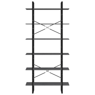Harmaa korkea kaappi Hedriga 100x30x210cm (mänty)