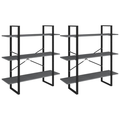 Korkea kaappi harmaa 100x30x210 cm täysi mänty