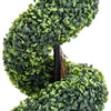 Tekokasvi puksipuuspiraali ruukulla vihreä 100 cm