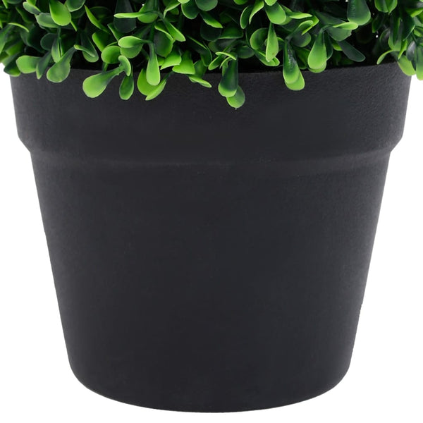 Vihreä keinotekoinen puksipuukasvi ruukussa Vada 32cm (2 kpl pallo)