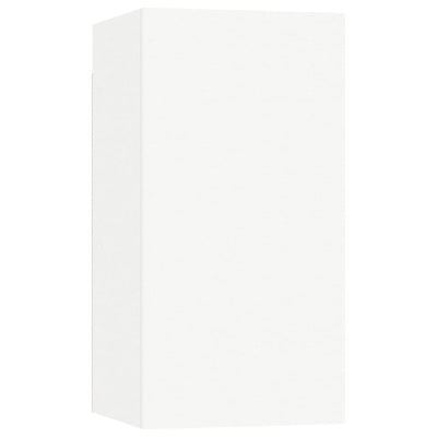 TV-tasot 4 kpl valkoinen 30,5x30x60 cm tekninen puu