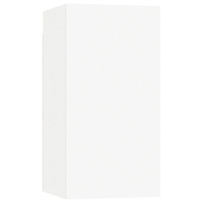 TV-tasot 7 kpl valkoinen 30,5x30x60 cm tekninen puu