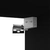 TV-tasot 4 kpl musta 80x30x30 cm lastulevy