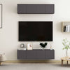 TV-tasot 4 kpl harmaa 60x30x30 cm lastulevy