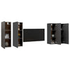 TV-tasot 4 kpl harmaa 30,5x30x90 cm tekninen puu